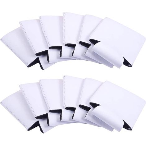 Lot de 12 manchons pliables, néoprène, personnalisation sublimation, compatible canettes standard, extérieur fête (1/5)