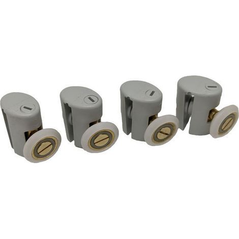 Ricambio set ganci superiori grigi per box doccia Glass 1109SA08FGLASS