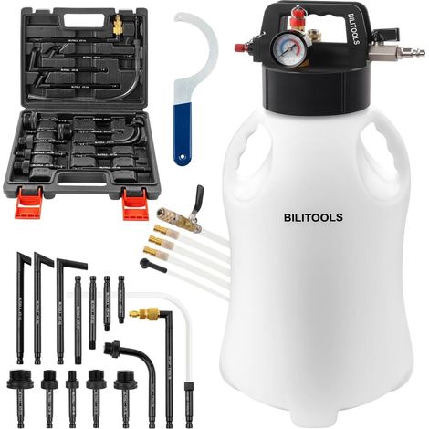 Outil de Remplissage d‘Huile de Boîte de Vitesses à Air Comprimé Pompe de Transfert ATF Pneumatique avec 15 Adaptateurs pour Vidange (1/5)
