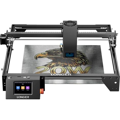 Graveur Laser, Haute Précision, Écran Tactile Couleur, RAYON LONG 5 20W (1/2)