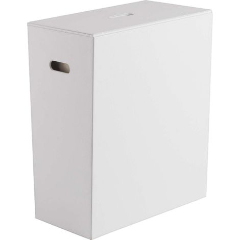 GEDY 10370200000 LUXURY Cesto de Ropa Blanco - ref: 10370200000