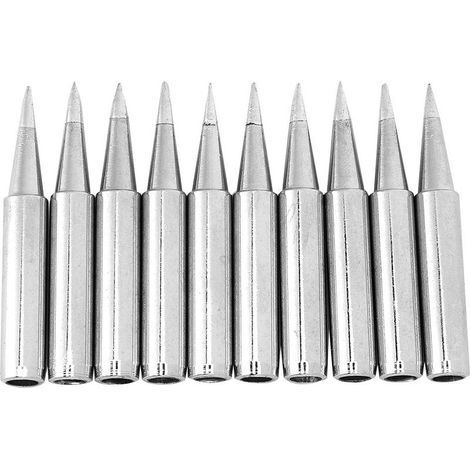 Set di 10 punte per saldatore senza piombo, strumento di saldatura, accessorio 900MT0.8D (1/5)