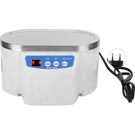 Nettoyeur Ultrasonique 30W/50W Machine de Nettoyage pour Bijoux et Montres, Prise UE 220V (1/5)
