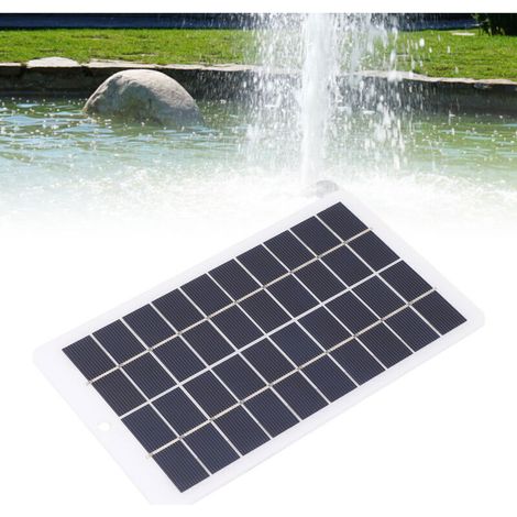 Kit de pompe à eau à panneau solaire 4 W 5 V facile à assembler, pompe à eau portable à énergie solaire pour fontaine à eau pour étang de jardin extérieur,DUBUNS