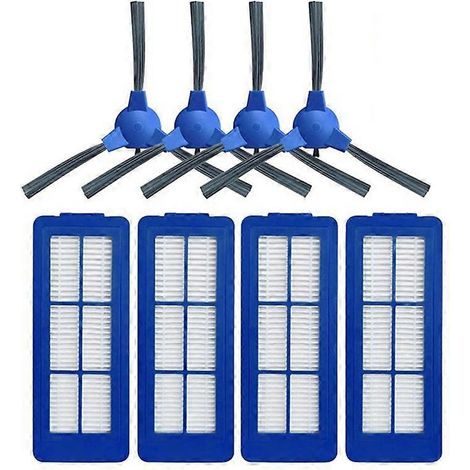 Seitenbürsten-Set für Filter, Ersatzteile und Zubehör, kompatibel mit dem Robovac G10 G30 Hybrid-Staubsauger