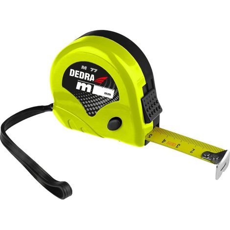 mètre ruban Dedra 3mx16mm 2 arrêts clip