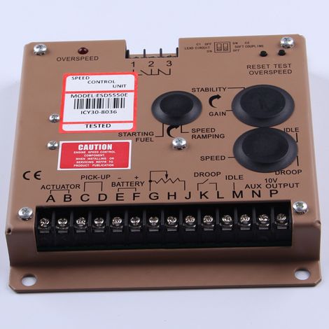 Régulateur de vitesse électronique pour groupe électrogène ESD5550 (1/5)