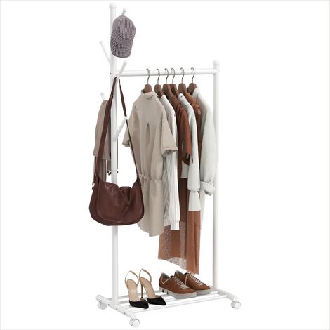 SunJet Porte-manteau, vestiaire sur pied, Blanc - Réf. 3OT0CPCAPI0B (1/5)