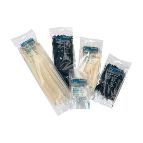 MORSETTO TY-RAP CON BLOCCAGGIO ACCIAIO ABB TY5253MXR TY5253MXR (LXL) 295 MM X 4,8 MM COLORE: NERO 100 P