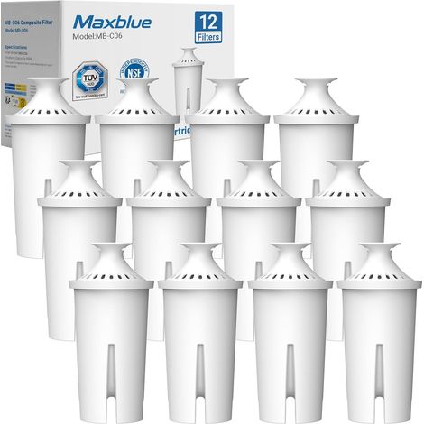 Cartouche de Filtre à Eau Remplacement pour Brita® Classic (12) (1/5)