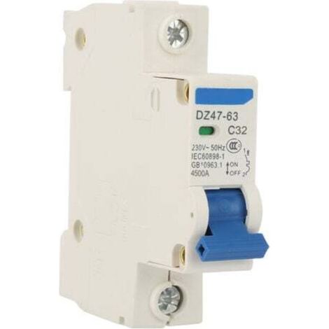 230vac dz47 - 63 interrupt de coupure miniature à 1 pôle 32A (1/5)