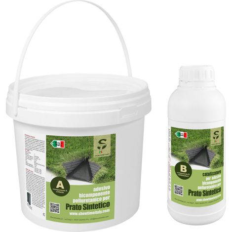Colla Poliuretanica Bicomponente per Prato Sintetico parquet legno conf. 10 kg STI