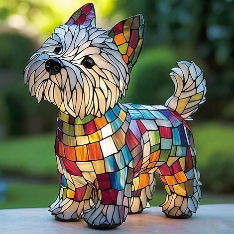 Veilleuse en forme de chien, lampe d'ambiance rétro en (1/5)