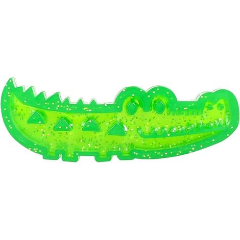 Jouet à mâcher à alimentation lente en forme de crocodile, distributeur de friandises pour chiens de grande, moyenne et petite taille, jouet interactif et distributeur de nourriture pour l'entraînemen (1/5)