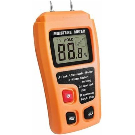 Wood Moisture Meter - Wood Moisture Meter - for Firewood, Firewood, Firewood - Yellow (1/5)