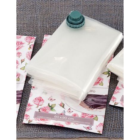 busta sacco salvaspazio sottuovuoto profumata per armadi cm 60x90 space bag (1/2)