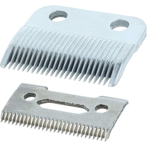 vhbw Juego de corte 2x hojas compatible con Wahl WA9247-612 Comfort Grip máquinas de cortar el pelo