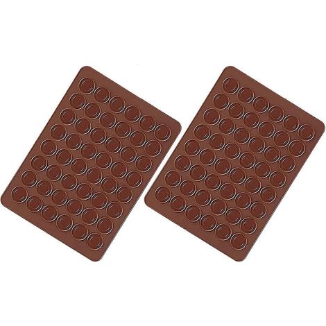 Tapis de cuisson pour macarons, kit de cuisson pour la confection de macarons maison (2 pièces) (1/5)