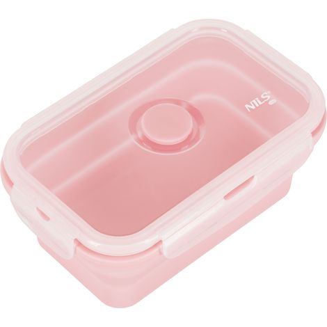 Contenedor/fiambrera plegable rosa NC4105 de 500 ml de Nils Camp (1/4)