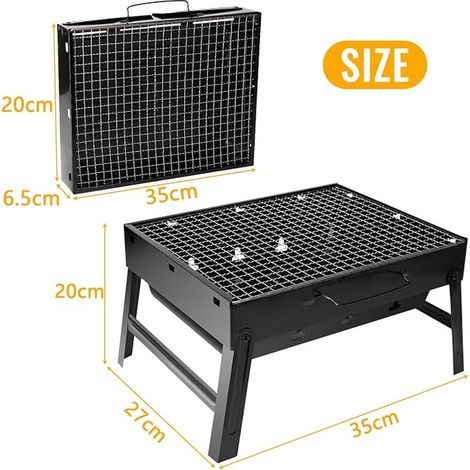 Mini Foldable Barbecue – Table and Camping Barbecue (1/4)