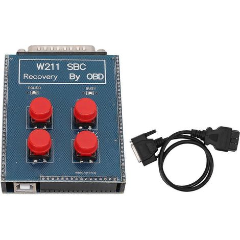 Outil de réinitialisation OBD2 SBC 2025, dispositif de réparation ABS en métal, remplacement pour W211 R230 (bleu) (1/5)