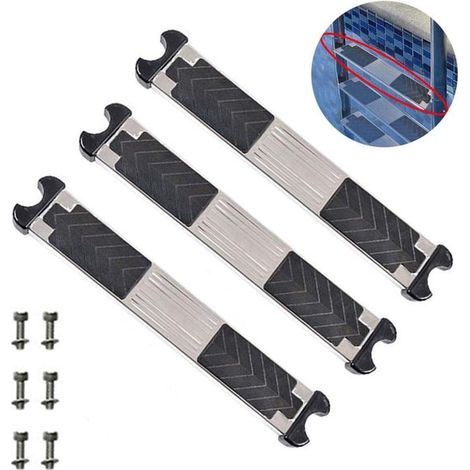 Patas intercambiables para escaleras de piscina  Accesorios de acero inoxidable para escaleras aéreas (1/5)