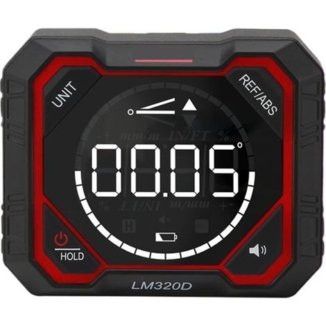 Inclinomètre numérique LM320F/E/D, mesure d'angle magnétique de haute précision 4x90°(LM320F 3)