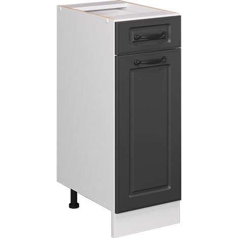 Meuble cuisine R-Line, Anthracite campagne, 30 cm sans plan de travail, Vicco (1/5)
