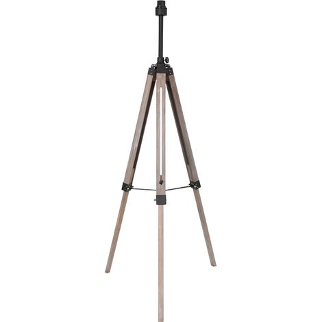 Lámpara de pie - natural - Triek - madera metal - Ø 75cm - E27 - (1/4)