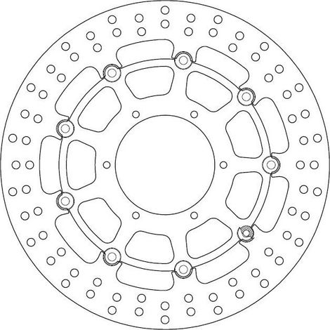 Disque de Frein Flottant compatible avec la marque HONDA - Homologué TÜV