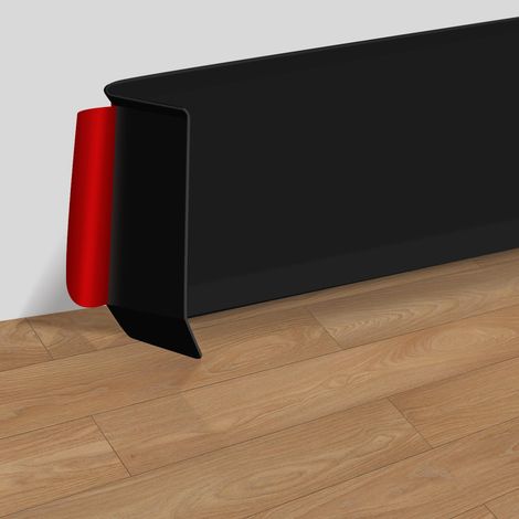 Plinthe autocollante en vinyle 3M - Plinthe flexible - 10 cm de large - Pour sol et mur (1/5)