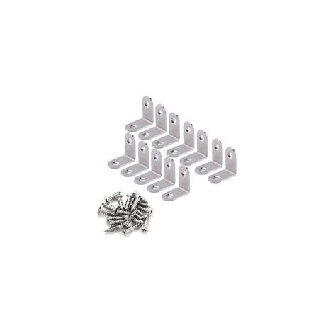 Équerre de Fixation en Métal equerre metal Inox pour la Réparation de Meubles ， Lot de 20 Équerres de Fixation 3030mm pour la Fixation et la Réparation de Meubles