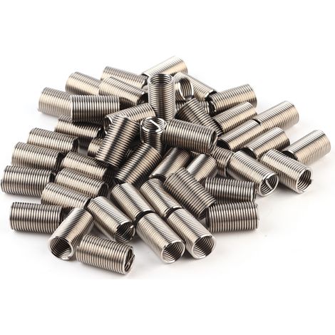 50 inserts filetés mâles et femelles réducteurs, outil de réparation d'écrous, fixation en acier inoxydable M10x1,253D (1/5)