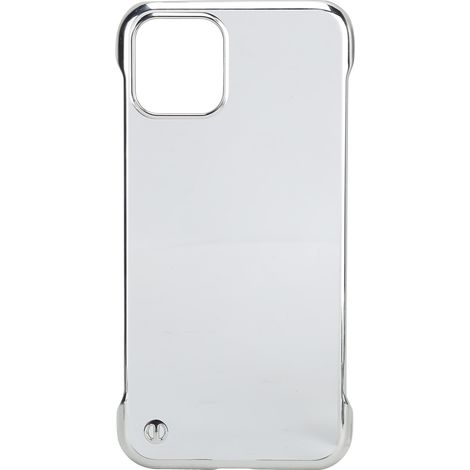 Coque rigide PC électroplaquée pour iPhone 11 Pro, bordure transparente demi-coque de protection. (1/5)