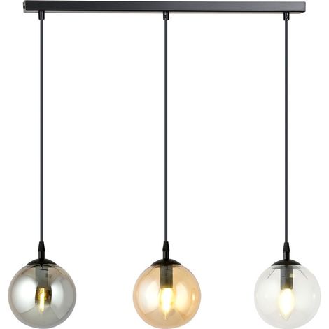Lampadario Emibig COSMO 3 Black Mix 3xE14 70cm dimmerabile (1/5)