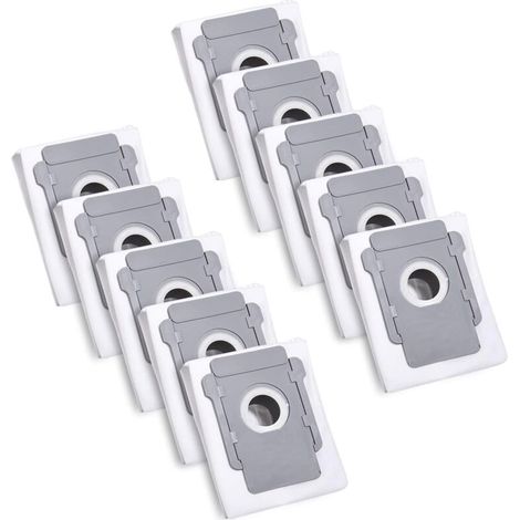 10 sacs pour aspirateur iRobot Roomba i7 i7+ i3 i3+ i4 i4+ i6 i6+ j7 j7+ i8 i8+S9 S9+ E5 E6 E7 Clean Base, sac de rechange-AquaForge (1/5)