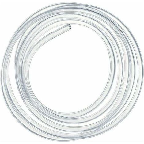 Tuyau souple transparent 2m – PVC flexible pour eau potable, essence, huile – Diamètre intérieur 16mm, extérieur 20mm (1/5)