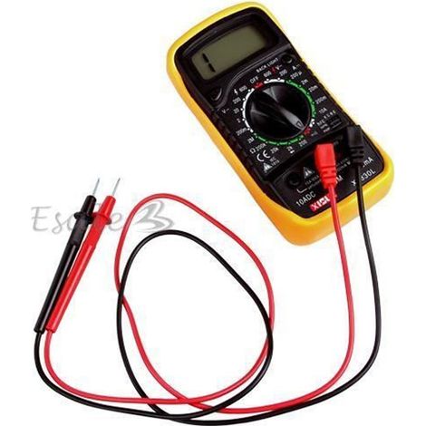 MULTIMETRE NUMERIQUE AC/DC VOLTMETRE AMPEREMETRE OHMMETRE (1/4)