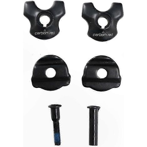 Adaptateur rails de selle carbone 7x9mm pour tige de vélo, fixations ovales et rondes, clips de montage (1/5)