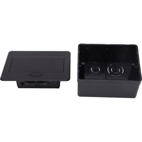 Tablette de bureau encastrable multiprise 2 ports USB prise universelle 250V pour bureau école (1/5)