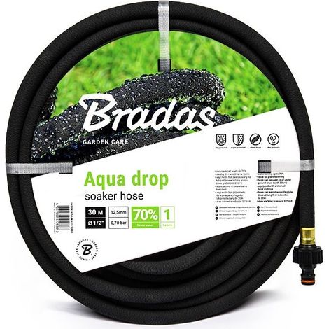 Manguera de riego 1/2 ', 15m Bradas AQUA-DROP (1/2)