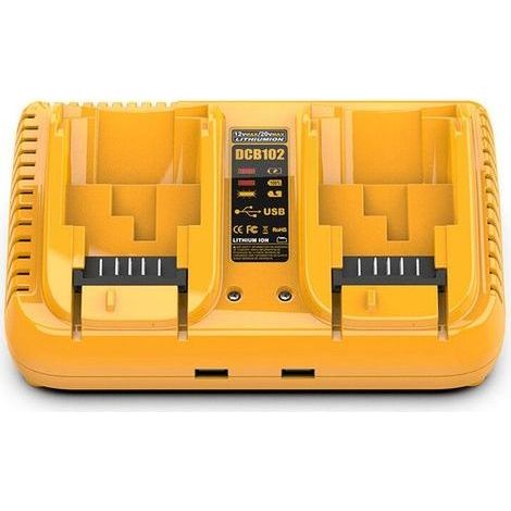 Convient au chargeur de batterie au lithium pour outils électriques Dewalt 12V20V, chargeur rapide DCB102 (1/4)