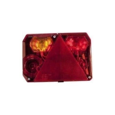 Cabochon de Feu RADEX 6400 Gauche – 6 Fonctions pour Remorque et Caravane