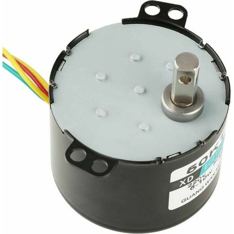Moteur électrique synchrone à aimant permanent 50KTYZ AC 220V 6-10w CW/CCW à faible vitesse et couple élevé (10 tr/min) (1/5)