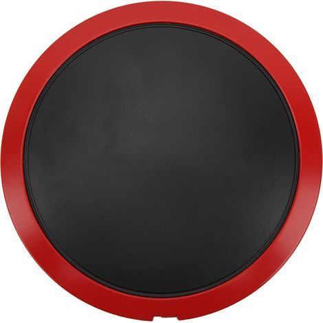 Moyeu central de roue avec garniture chromée 68078419AC, résistant à la chaleur, remplacement pour FIAT 500, cercle rouge lettrage rouge (1/5)