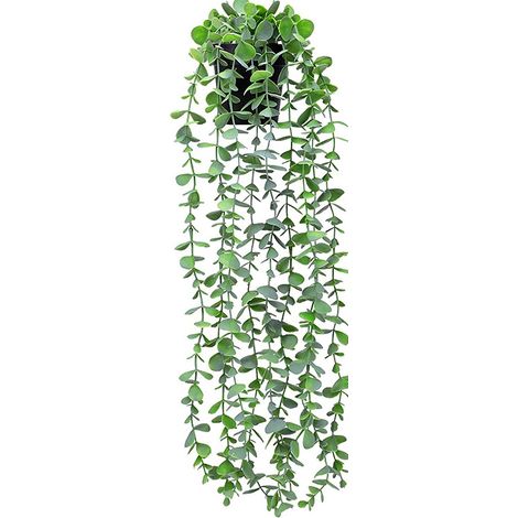 Plante Suspendue Artificielle - Fausse Plante en Pot avec Support de Suspension - Décoration Murale Intérieure et Extérieure - Par Lot de 1 (1/5)
