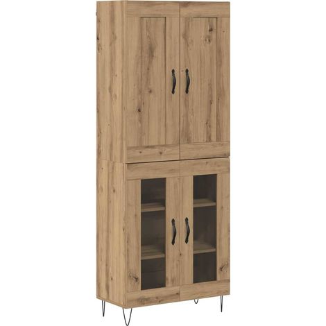 Maison Exclusive - Haut Armoire Chêne artisanal 69,5 x 34 x 180 cm (1/5)