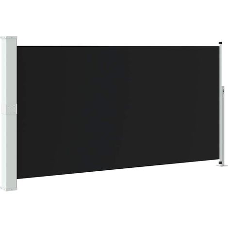 Tendalino Laterale per Patio Terrazzo 160 x 300 cm Nero vidaXL (1/5)