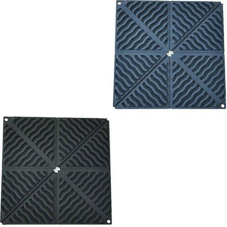 Sets de table pliables, dessous de plat isolants, dessous de verre, sets de table de rangement portables pour la maison, accessoires de cuisine B (1/5)