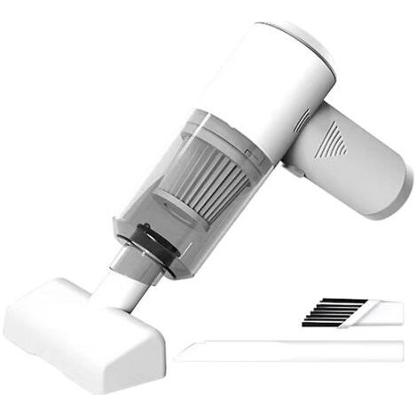 Cordless handheld vacuum cleaner with mite protection, ideal for mattresses, carpets and other surfaces. Powerful suction.--DTEKGAZ